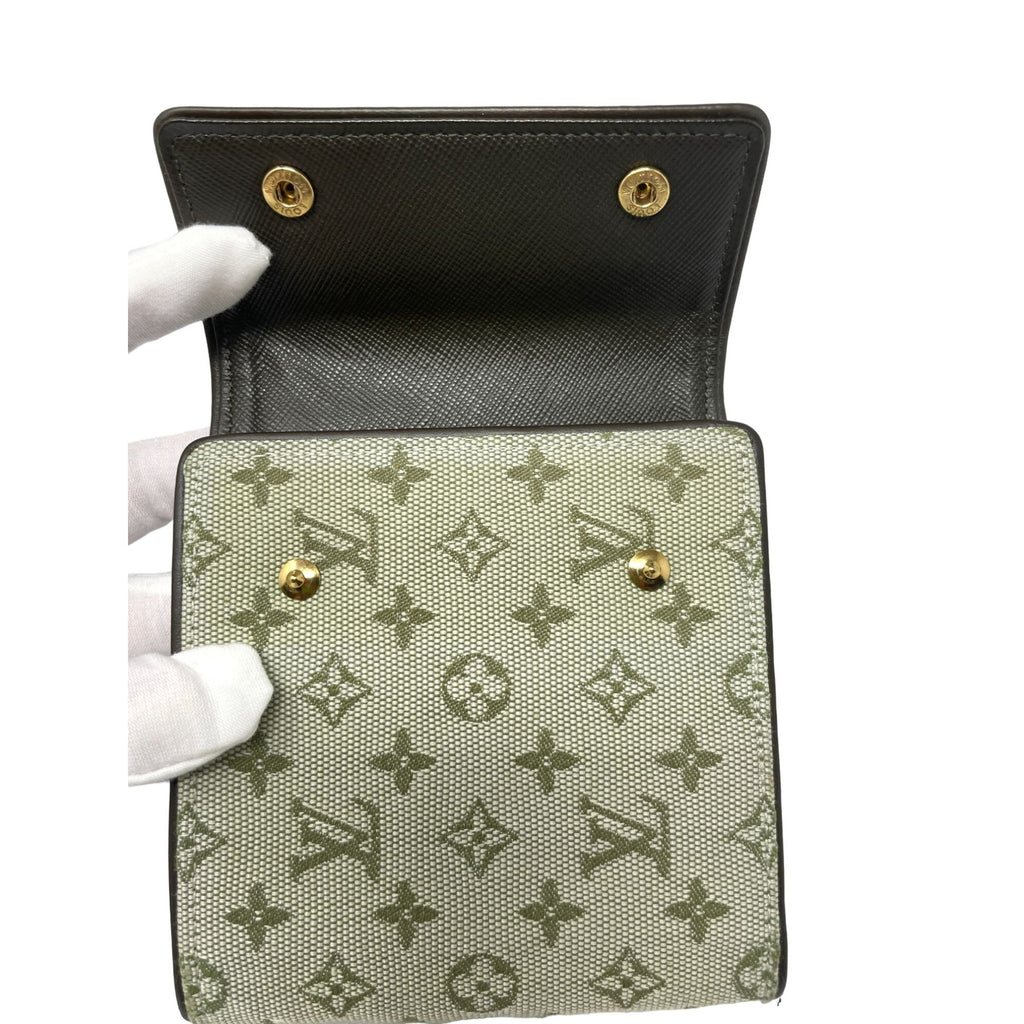 Louis Vuitton Monogram Mini Lin Pattern Porte-Billets Compact